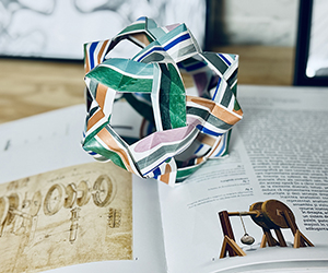 Interwoven Paths of Infinity — Polyhedra Origami
